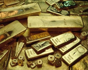 verschiedene-goldbarren